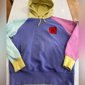 Teddy Fresh Purple Hoodie with Red Bear Patch